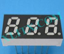 Blue 7 Segment Display LED 7-Segment 0.31" 3-Digit Three Common Anode CA