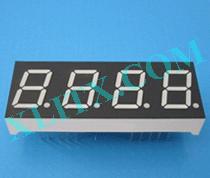 Blue 7 Segment Display LED 7-Segment 0.5" 4-Digit 0.50" Four Common Anode CA