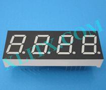 Red Ultra Bright LED 7 Segment Display 0.5 inch 0.5" Four Digit Common Anode CA 0.50inch
