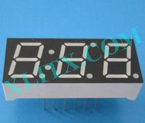 White 7seg Display Seven Segment LED 0.39 inch 0.39" 3 Digit Three CA CC