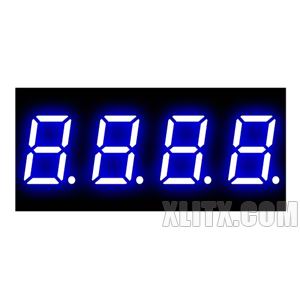 4402AB - 0.40-inch Blue 4-Digit CC LED 7-Segment Display