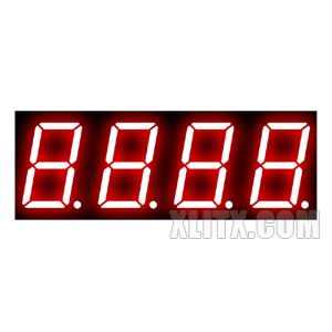 8041BS - 0.80-inch Red 4-Digit CA LED 7-Segment Display