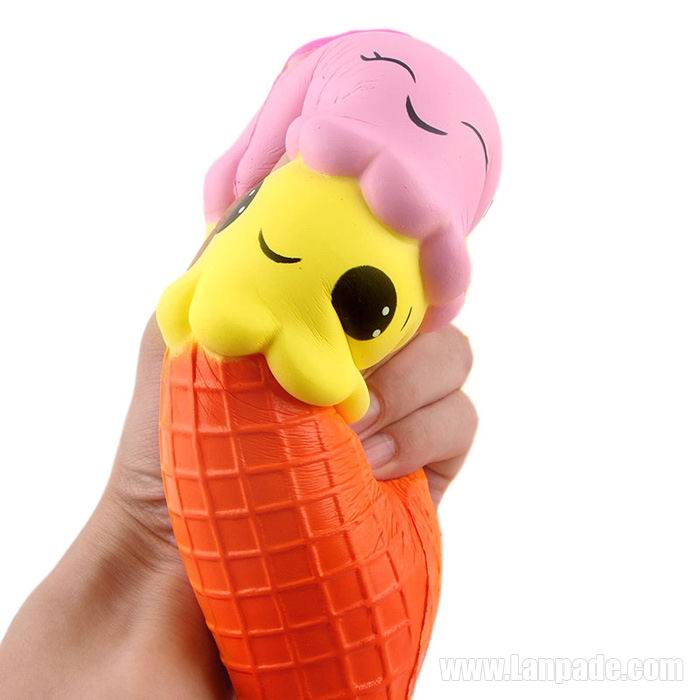 22cm Squishy Jumbo Toys Big Squishies Slow Rising Ice Cream Large Perfume Cone DHL Free Shipping