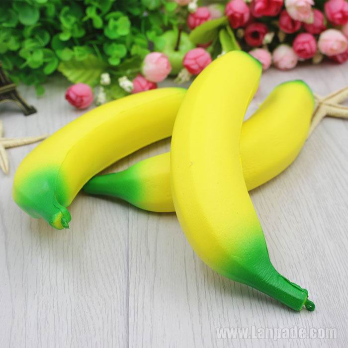 Banana Squishy Imitation Fidget Toy Squishies Squeeze Gift Fragrance Scented Jumbo Lively Decoration Phone Strap Free Shipping