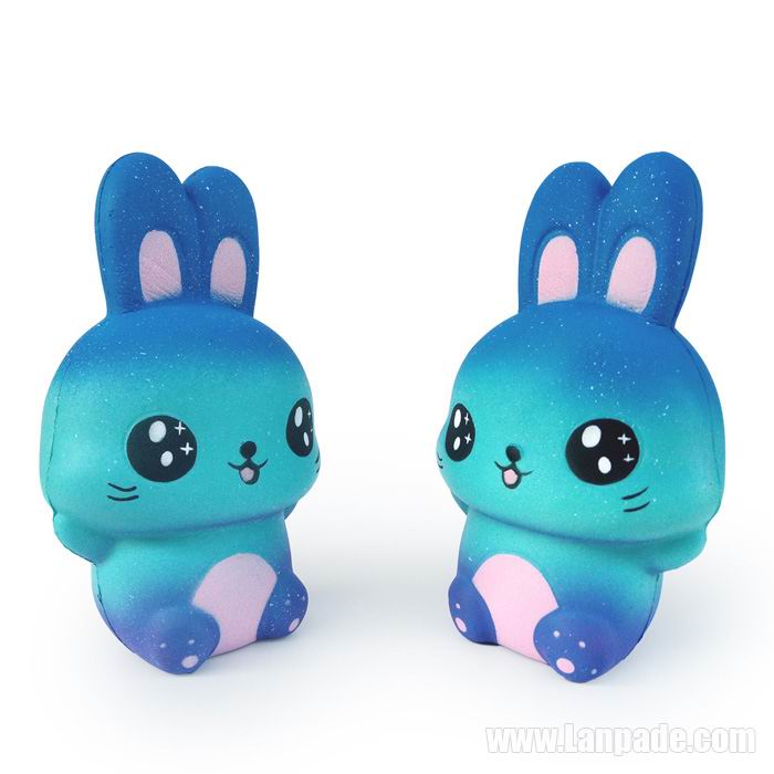 Rabbit Squishy Kawaii Galaxy Bunny Slow Rising Squishies Toys R A Free - SQU073 - Lanpade