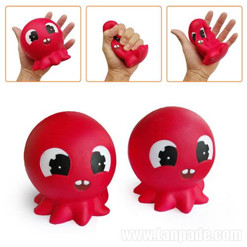 Octopus Squishy Animal Red Squishies Toy Big Slow Rising Jumbo Scent Imitation DHL Free Shipping