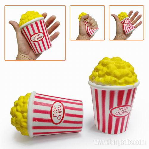 Popcorn Slow Rising Puffed Rice Squishies Toy Simulation Scent Perfume Relax Jumbo Decor Gift For Children Free Shipping