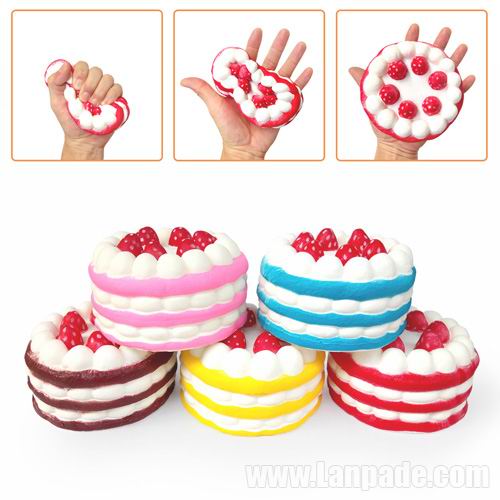 The Legendary Life Kids Squishies Cute Slow Rising Jumbo Kawaii Creamy Scent 5 Layers Chocolate Cake Squishy Toy for Party Stress ADHD ADD Anxiety Autism Complimentary Magical Unicorn Children EBook 