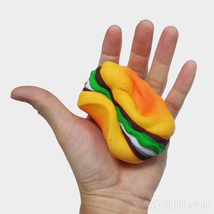 Jumbo Squishies Hamburger Slow Rising Squishy Scented Heart Shaped Toys Food Big Bun Simulation Bun Kids Free Shipping