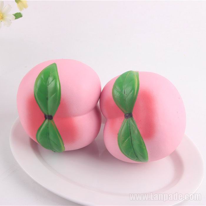 Peach Squishies Fragrance Scented Toys Pink Anti Stress kawaii Decoration Squishy Phone Strap Free Shipping