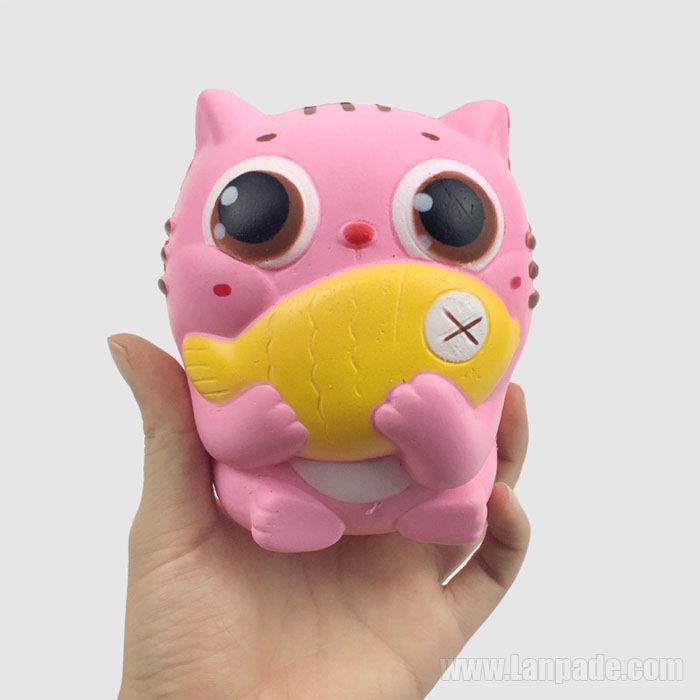 Pink Squishies Animal Cat Fish Kawaii Squishy Toy Simulation Pretty Slow Rising Fragrance Rebound DHL Free Shipping