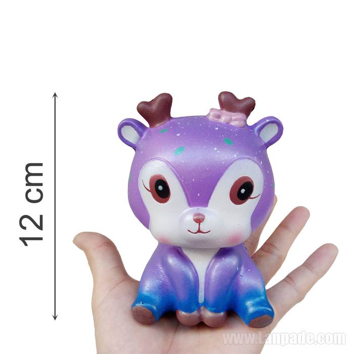 Sika Deer Slow Rising Squishy Toys Squeeze Kawaii Squishies Cervus Nippon Animals DHL Free Shipping