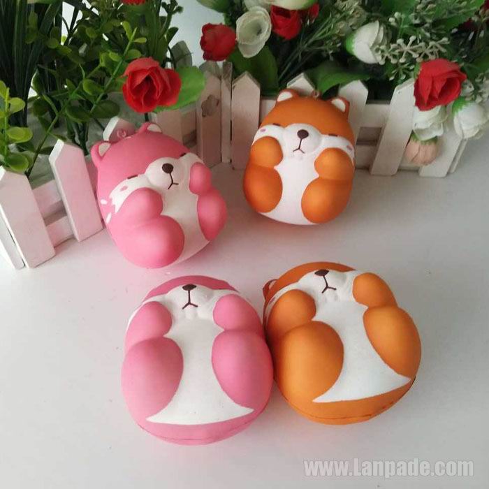 Squishies Hamster Slow Rising Fidget Relief Toy Perfume Cute Sweet Animal Soft Blue Pink Orange White Phone Pendant Freeshipping