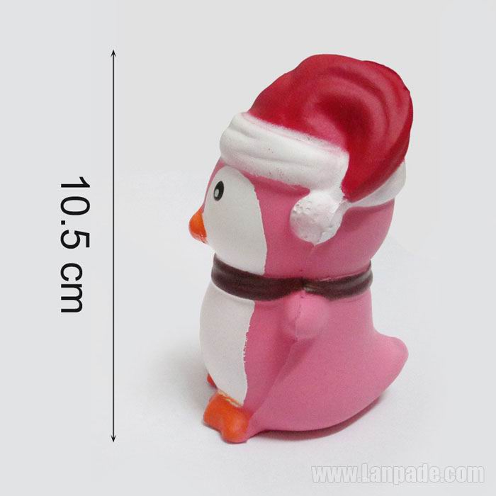 Squishies Toy Slow Rising Penguin Scent Squeeze Children Cute Kawaii Squishy Christmas Hat Animal Cap Decoration Free Shipping