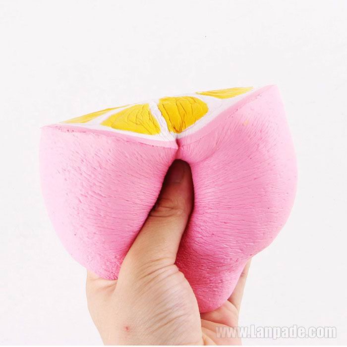 Squishy Citrus Lemon Kids Soft Phone Pendant Fruit Simulation Squeeze Perfume Slow Rising Anti Stress Toy Free Shipping