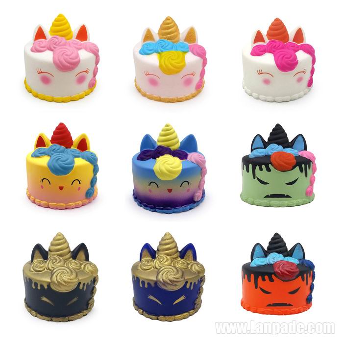 Unicorn Cake Squishy Kawaii Pink Squishies Toys Slow Rising Scented Food  DHL Free Shipping - SQU069 - Lanpade