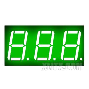 5631BGG - 0.56-inch Green 3-Digit CA LED 7-Segment Display