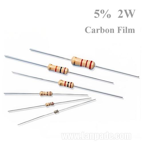 Pick Your Value: 2x 5 Watt Carbon Film Resistors, 0.1 To 820k Ohms, 5% Tolerance